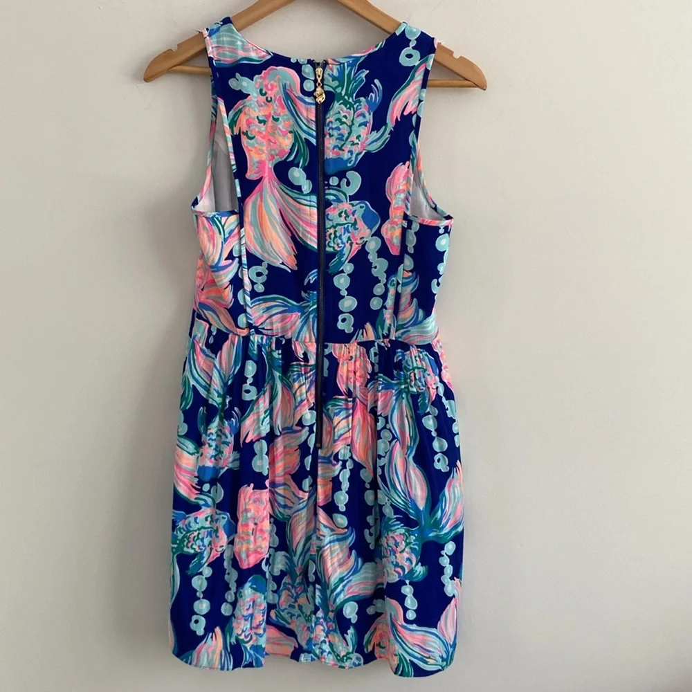Lilly Pulitzer Pink and Blue Dress - Picture 6 of 7